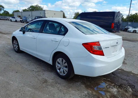 2012 Honda Civic Lx из США, поврежденный, VIN 19XFB2F58CE017823